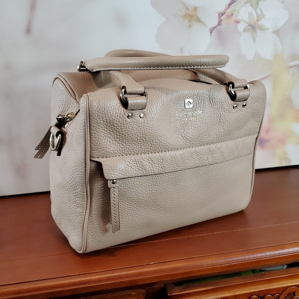 Kate Spade Beige Satchel - Picture 2 of 12